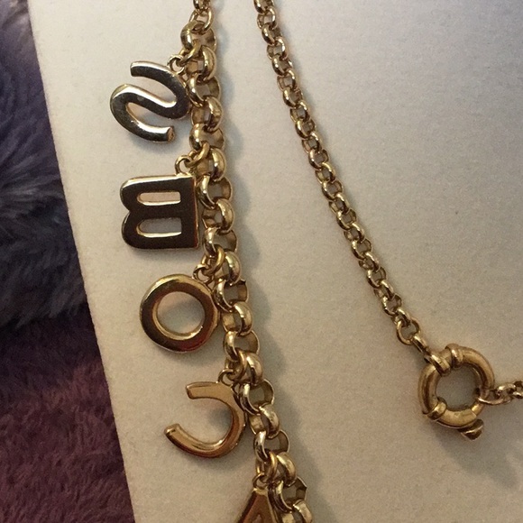 Rare Marc by Marc Jacobs Gold Toned & Red Enameled Necklace - Picture 5 of 16